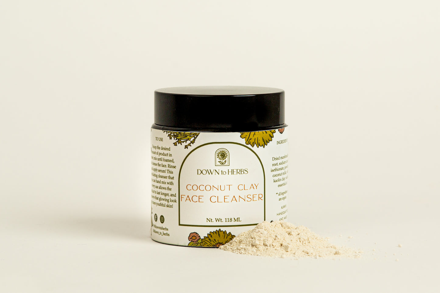 Coconut Clay Face Cleanser (dry cleanser)